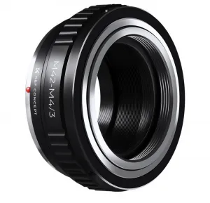 K&F Concept Objektívy K&F M42 na adaptér fotoaparátu s montážou M43 MFT 35741