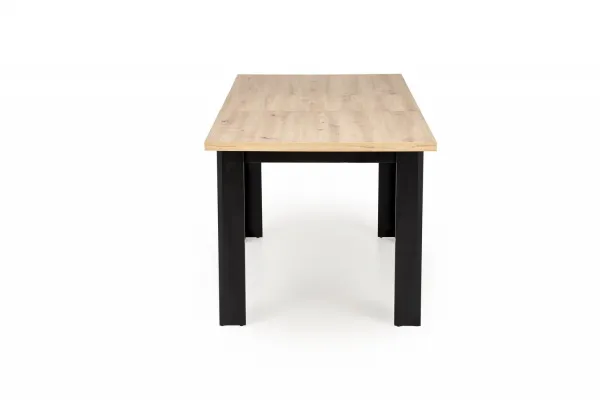 Rozkladací jedálenský stôl BAGIO Halmar Černá / dub