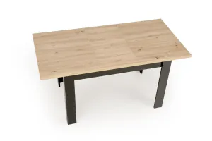 Rozkladací jedálenský stôl BAGIO Halmar Černá / dub