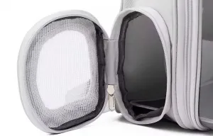 Tutumi Prepravný batoh pre zvieratá CRUZ čierny