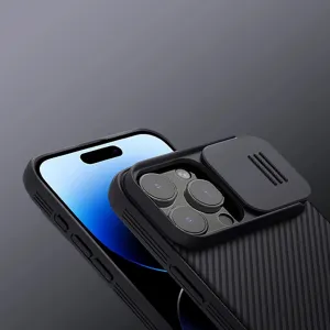 Nillkin CamShield PRO Kryt s MagSafe pre Apple iPhone 16 Pro Max, Čierny