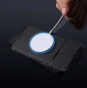 Nillkin CamShield PRO Kryt s MagSafe pre Apple iPhone 16 Pro Max, Čierny
