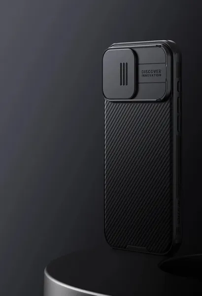 Nillkin CamShield PRO Kryt s MagSafe pre Apple iPhone 16 Pro Max, Čierny