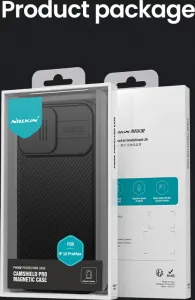 Nillkin CamShield PRO Kryt s MagSafe pre Apple iPhone 16 Pro Max, Čierny