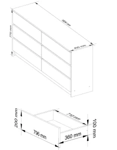 Ak furniture Komoda Rollo V 160,4 cm jelša