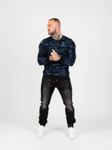Pánsky sveter CIPO & BAXX CP276 NAVYBLUE Konfekčná veľkosť: M