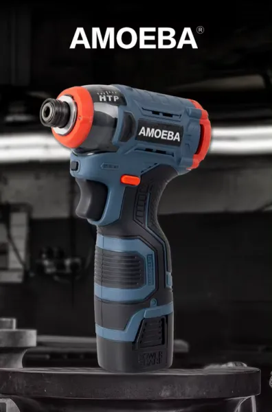 AMOEBA Silný multifunkčný troj rýchlostný akumulátorový momentový skrutkovač s 2 x batériou 16,8V 2000 mAh