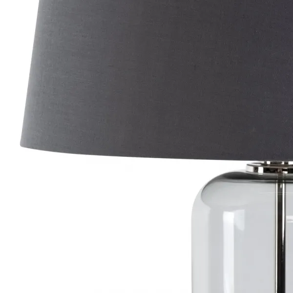 ArtFir Stolná lampa LILA 02 | sivá 32 x 40 x 66 cm