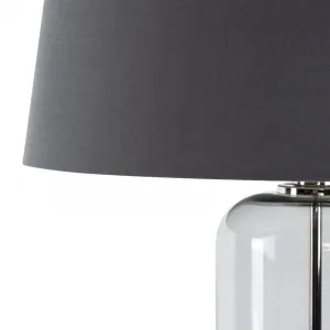 ArtFir Stolná lampa LILA 02 | sivá 32 x 40 x 66 cm