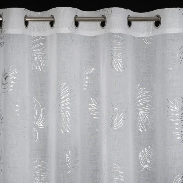 ArtFir Záves CAPRI K | biela/strieborná 140 x 250 cm