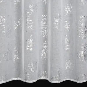 ArtFir Záves CAPRI K | biela/strieborná 140 x 250 cm