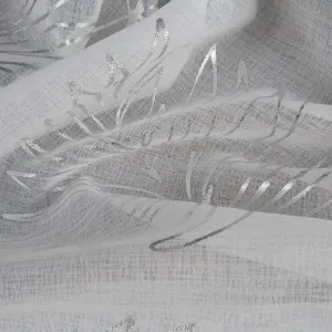 ArtFir Záves CAPRI K | biela/strieborná 140 x 250 cm