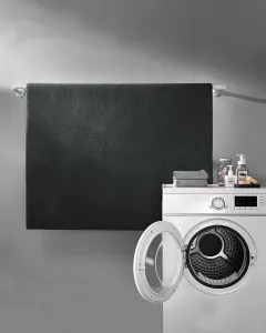 SONGMICS Protišmykový koberec DARVIN 120 x 170 cm tmavosivý