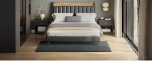 SONGMICS Protišmykový koberec DARVIN 120 x 170 cm tmavosivý
