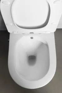 SAPHO - PACO CLEANWASH WC kombi misa, integrovaná batéria a bidetová spŕška, spodný/zadný, biela PC1012RX