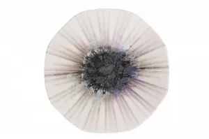 Hermia Porcelánová sada 24 ks talířů Abstract bílá/modrá