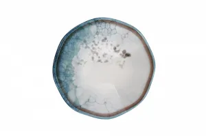 Hermia Porcelánová sada 24 ks talířů Abstract I bílá/modrá