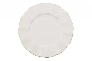 Hermia Porcelánová sada 24 ks talířů Creamy Gold bílá/zlatá