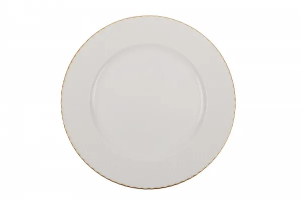Hermia Porcelánová sada 24 ks talířů Whitie bílá/zlatá