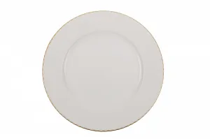 Hermia Porcelánová sada 24 ks talířů Whitie bílá/zlatá