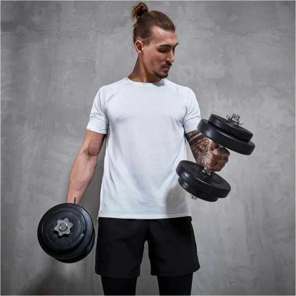 GORILLA SPORTS Nakladací činkový set, 100 kg