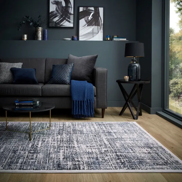 Flair Rugs koberce Kusový koberec Eris Trace Blue - 120x170 cm