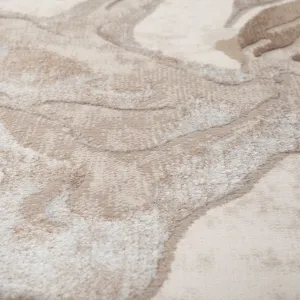 Flair Rugs koberce Behúň Eris Marbled Natural - 60x230 cm