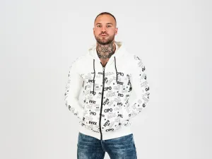 Pánska mikina CIPO & BAXX CL564 WHITE Farba: Biela, Konfekčná veľkosť: M