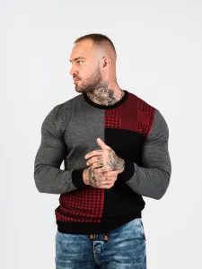 Pánsky sveter CIPO & BAXX CP263 GREY Farba: Sivá, Konfekčná veľkosť: XXL