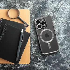 OEM Electro kryt s MagSafe pre Apple iPhone 16 Pro Max, Sivý