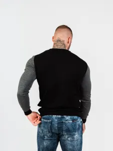 Pánsky sveter CIPO & BAXX CP263 GREY Farba: Sivá, Konfekčná veľkosť: XXL