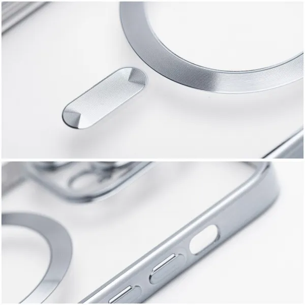 OEM Electro kryt s MagSafe pre Apple iPhone 16 Pro Max, Sivý