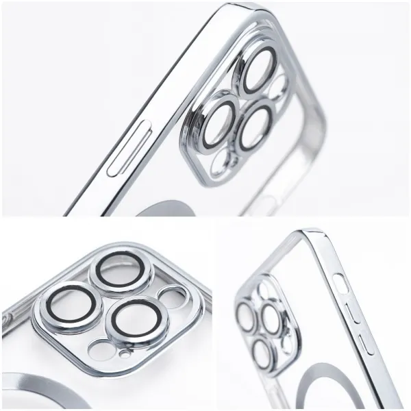 OEM Electro kryt s MagSafe pre Apple iPhone 16 Pro Max, Sivý