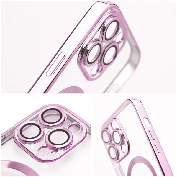 OEM Electro kryt s MagSafe pre Apple iPhone 16 Pro, Ružovo- Zlatý