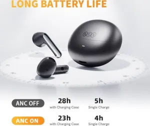 XIAOMI QCY - HT10 PRO+ AilyBuds Bezdrôtové slúchadlá, Čierne