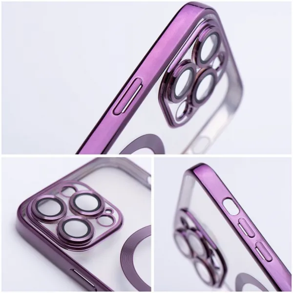 OEM Electro kryt s MagSafe pre Apple iPhone 16 Pro, Fialový