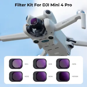 K&F Concept Sada filtrov K&F DJI Mini 4 Pro 6ks, (ND4+ND8+ND16+ND32+ND64+ND1000) 32108