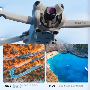 K&F Concept Sada filtrov K&F DJI Mini 4 Pro 6ks, (ND4+ND8+ND16+ND32+ND64+ND1000) 32108