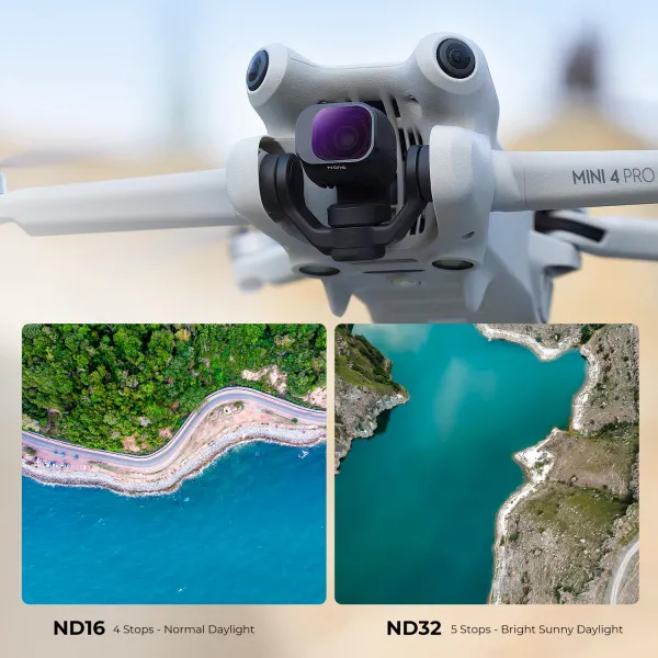 K&F Concept Sada filtrov K&F DJI Mini 4 Pro 6ks, (ND4+ND8+ND16+ND32+ND64+ND1000) 32108