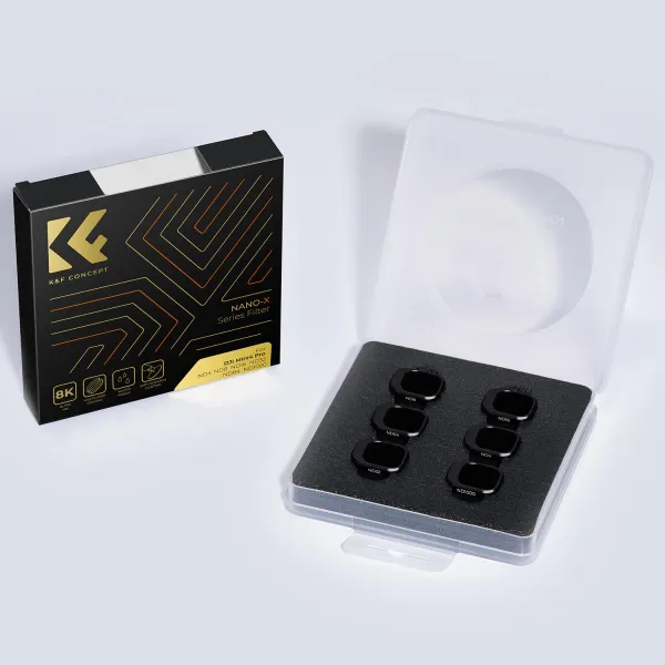 K&F Concept Sada filtrov K&F DJI Mini 4 Pro 6ks, (ND4+ND8+ND16+ND32+ND64+ND1000) 32108