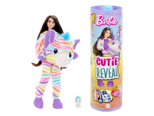 Barbie Cutie Reveal Barbie farebné sny zebra