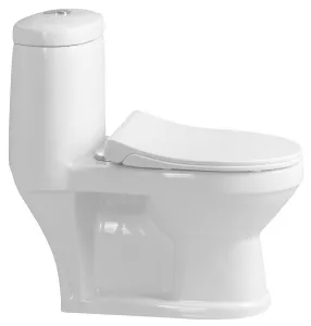 AQUALINE - PETIT detské WC kombi, zadný/spodný odpad, biela PT520