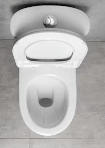 AQUALINE - PETIT detské WC kombi, zadný/spodný odpad, biela PT520