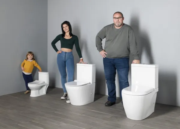 AQUALINE - PETIT detské WC kombi, zadný/spodný odpad, biela PT520