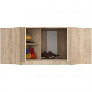 Ak furniture Nástavec na rohovou šatní skříň CLP 100 cm dub sonoma