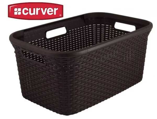 CURVER RATTAN STYLE 30476 Kôš na bielizeň 45 l hnedý