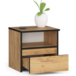 Ak furniture Noční stolek CL1 40 cm dub craft