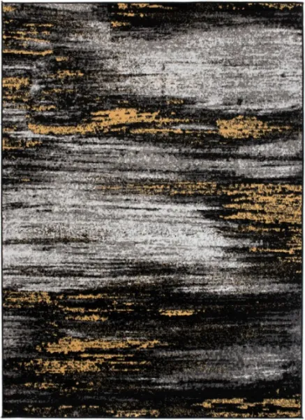 DECOREUM Koberec Z905A MAYA čierna Rozmery (v): 200x200
