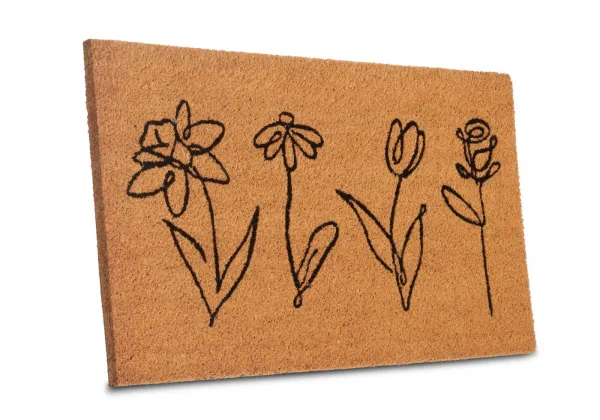 Hanse Home Collection koberce Rohožka Kvety 106202 - na von aj na doma - 40x70 cm