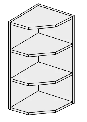 ArtExt Kuchynská skrinka horná, W7/30 Quantum Farba korpusu: Grey
